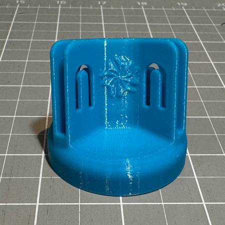 Purple Hobbies Pattern Stand Blue