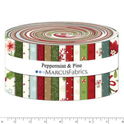 Peppermint & Pine (40) 2 1/2 in Strips