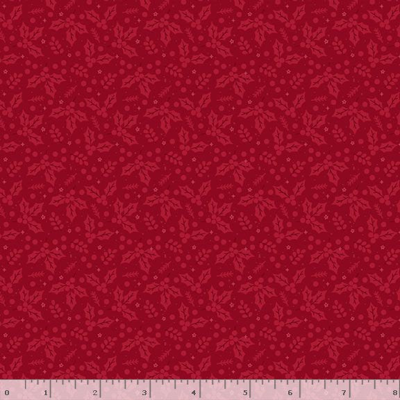 Peppermint & Pine Holly Crimson