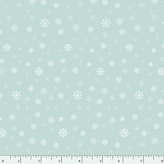 Peppermint & Pine Snowflake Sky