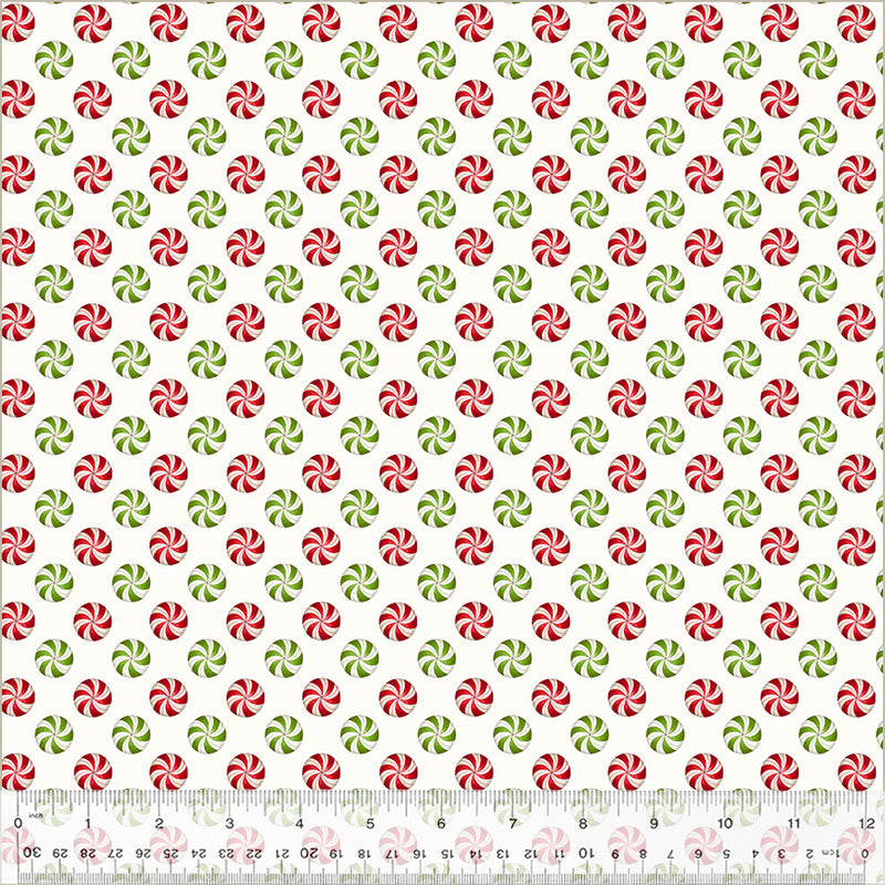 FQ A Very Terry Christmas Peppermints Ivory - 54105-4