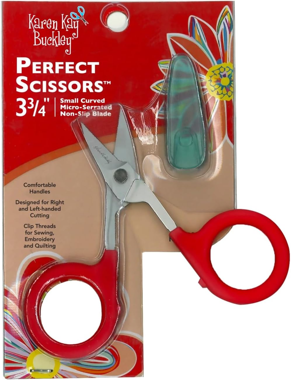 Perfect Scissors Red 3-3/4in Small Curved