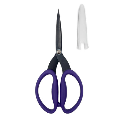 Perfect Scissors Purple 7-3/4in Large Micro-Serrated Non-Slip Blade