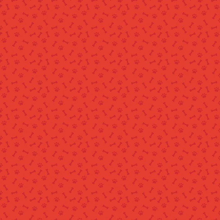 Pets Paws Red