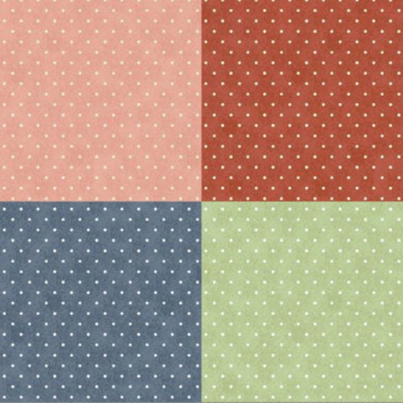 Plumcute Christmas Sweet 16 Dot Multi Panel (36" x 44")