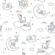 Pooh And Friends White Print