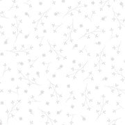 Pretty Petals White on White