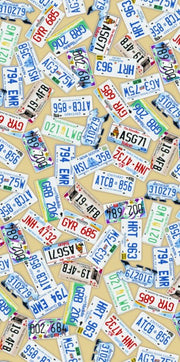 Proudly Canadian License Plate Natural