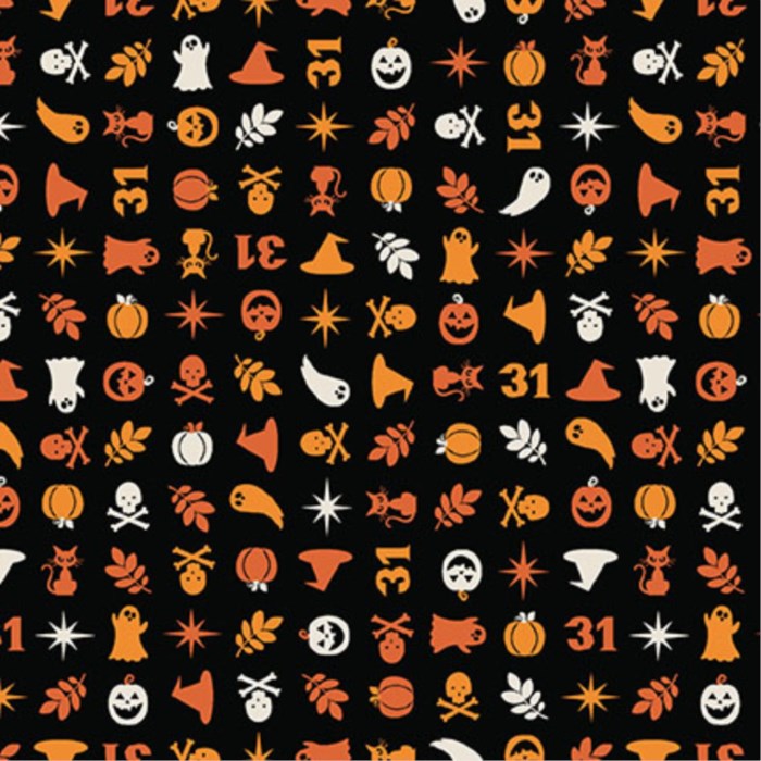 Pumpkin & Potions Halloween Charms Black
