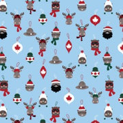 Purely Canadian EH!  Critters Ornaments Blue