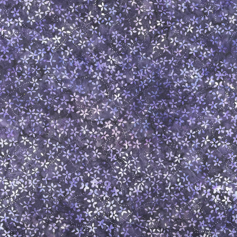 Batiks - Purple Floral Print