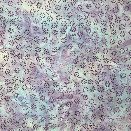 FQ Batiks - Blue/Purple Floral