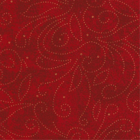 QC Extra Wide Scrolls Red