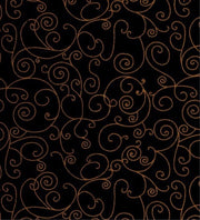 QC Extra Wide Willow Black Vines