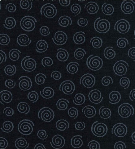 Quilters Choice Extra Wide Swirls Black
