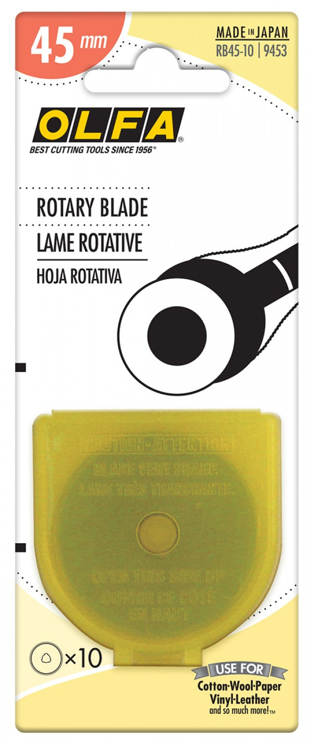 Olfa Rotary Blades 45mm X 10 - RB45-10