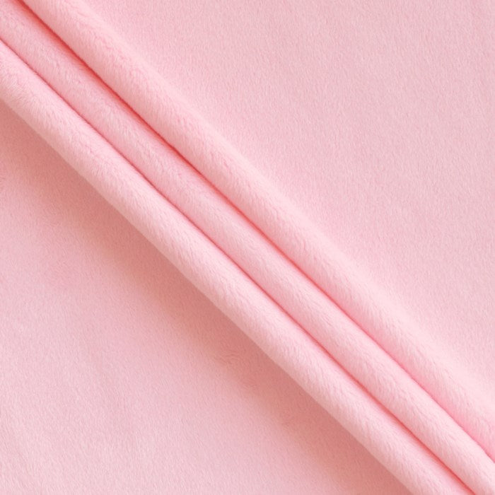 Red Pine Minky Solid Blush