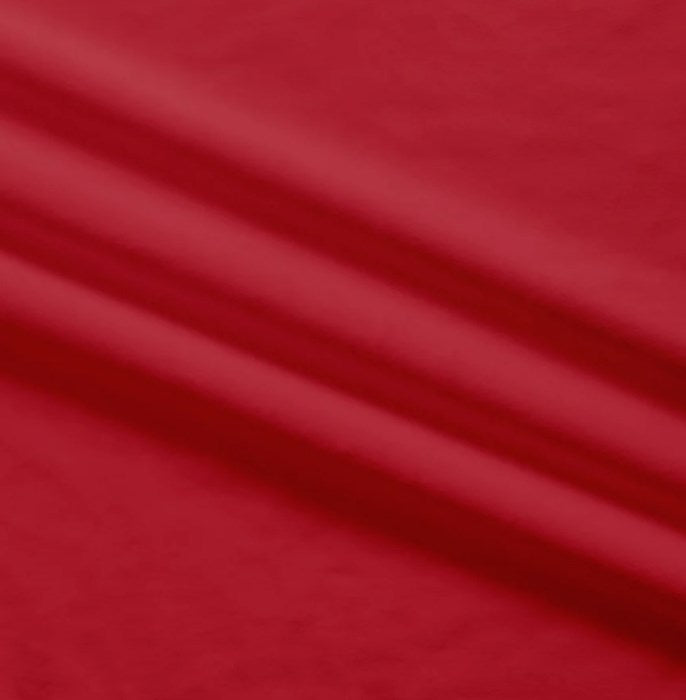 Red Pine Minky Solid Cherry Red