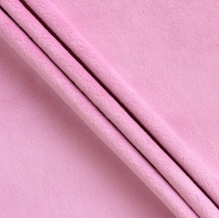 Red Pine Minky Solid Dusty Rose