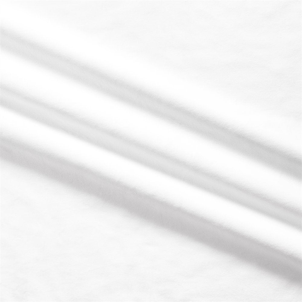 Red Pine Minky Solid Off-White