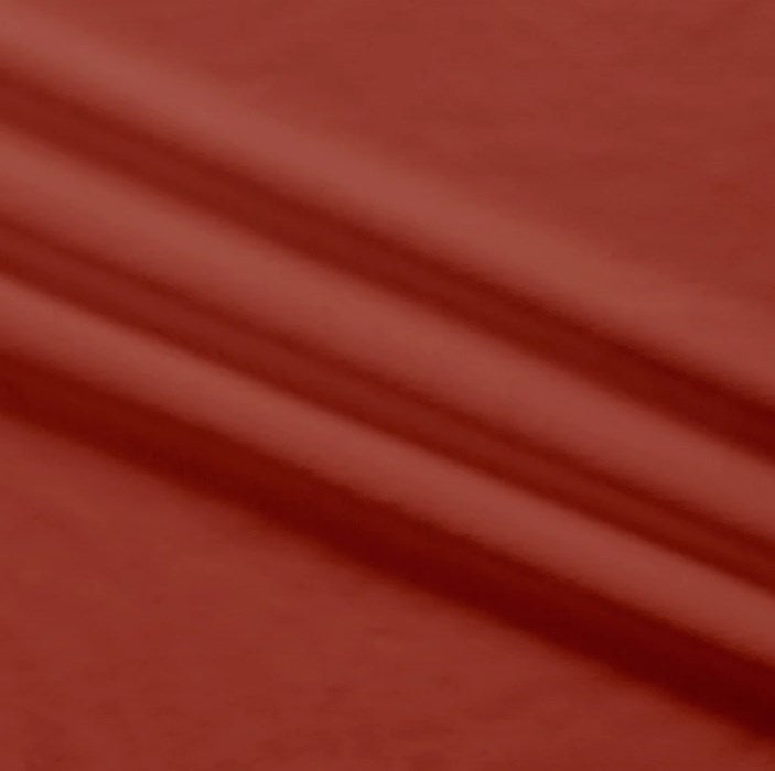 Red Pine Minky Solid Rust Red