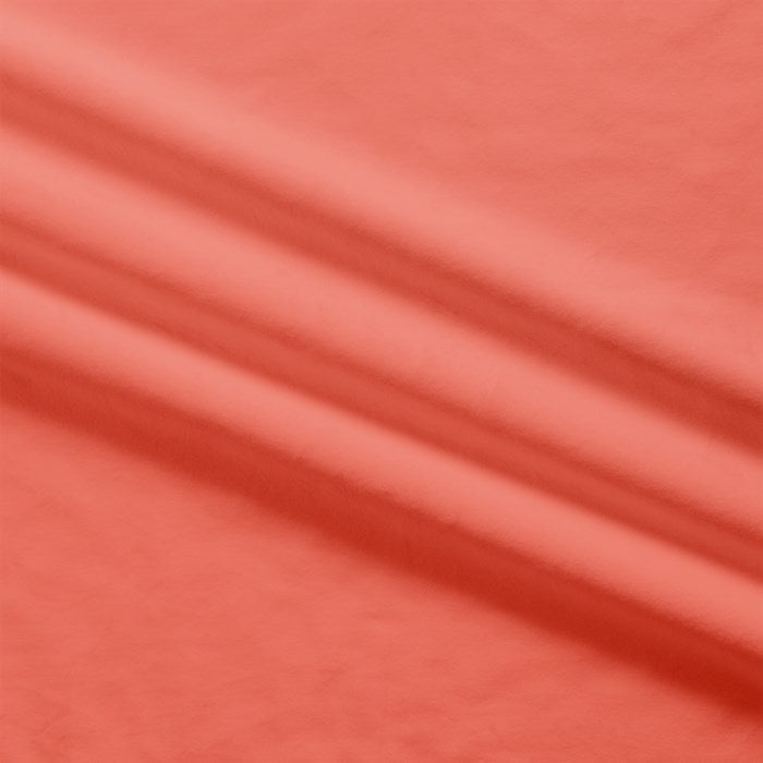 Red Pine Minky Solid Salmon
