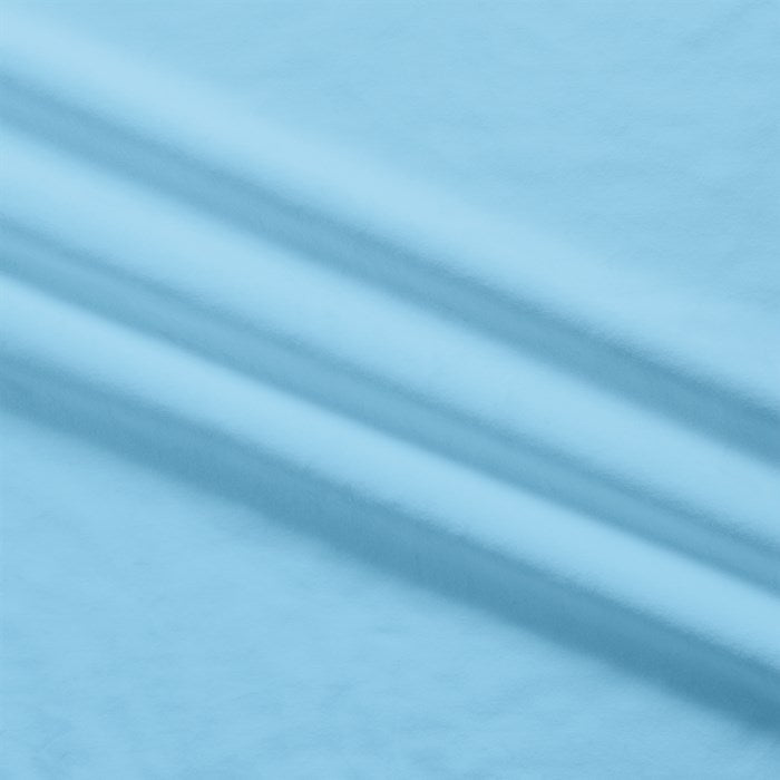 Red Pine Minky Solid Blue Bell