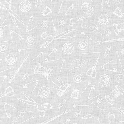 Mini Madness White Sewing Notions