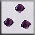 Mill Hill Crystal Treasures - Rondele Amethyst AB 13029