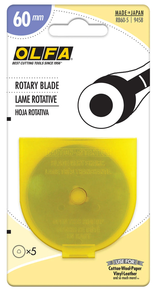 Olfa Rotary Blade 60mm (5Pk)