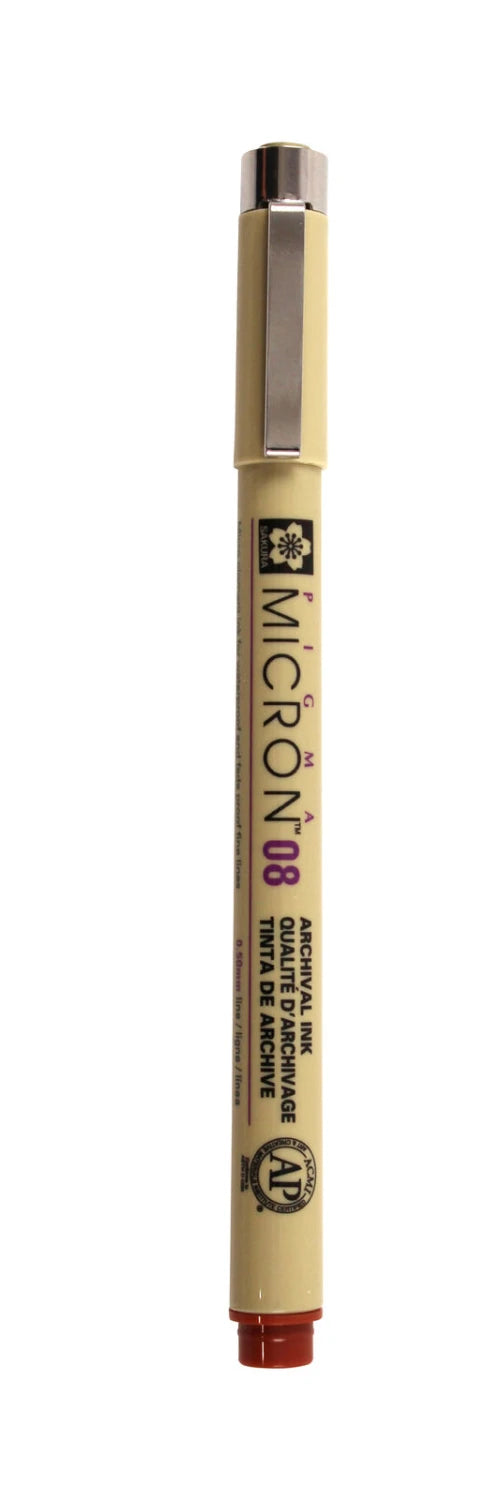 Sakura Pigma Micron 08 Pen Brown