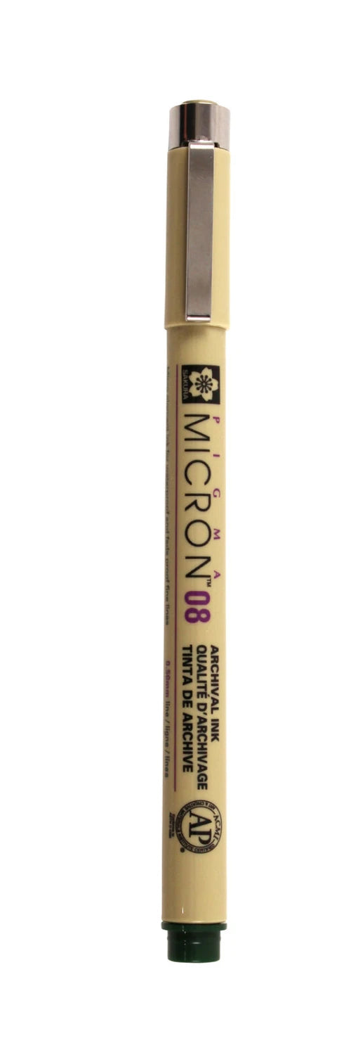 Sakura Pigma Micron 08 Pen Hunter Green