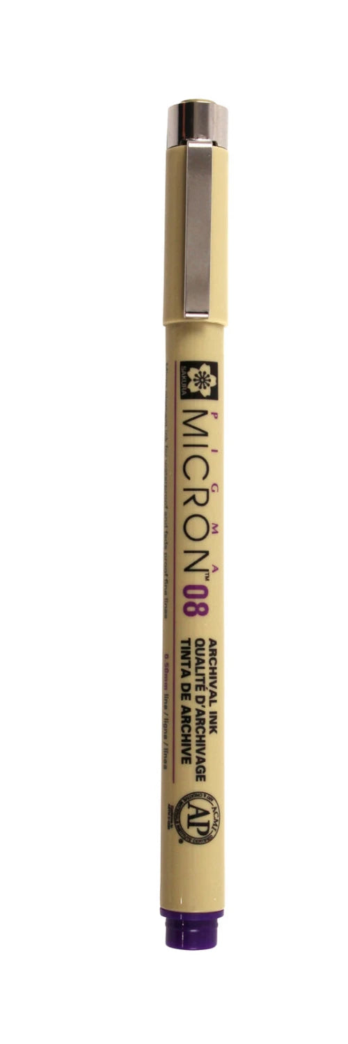 Sakura Pigma Micron 08 Pen Purple