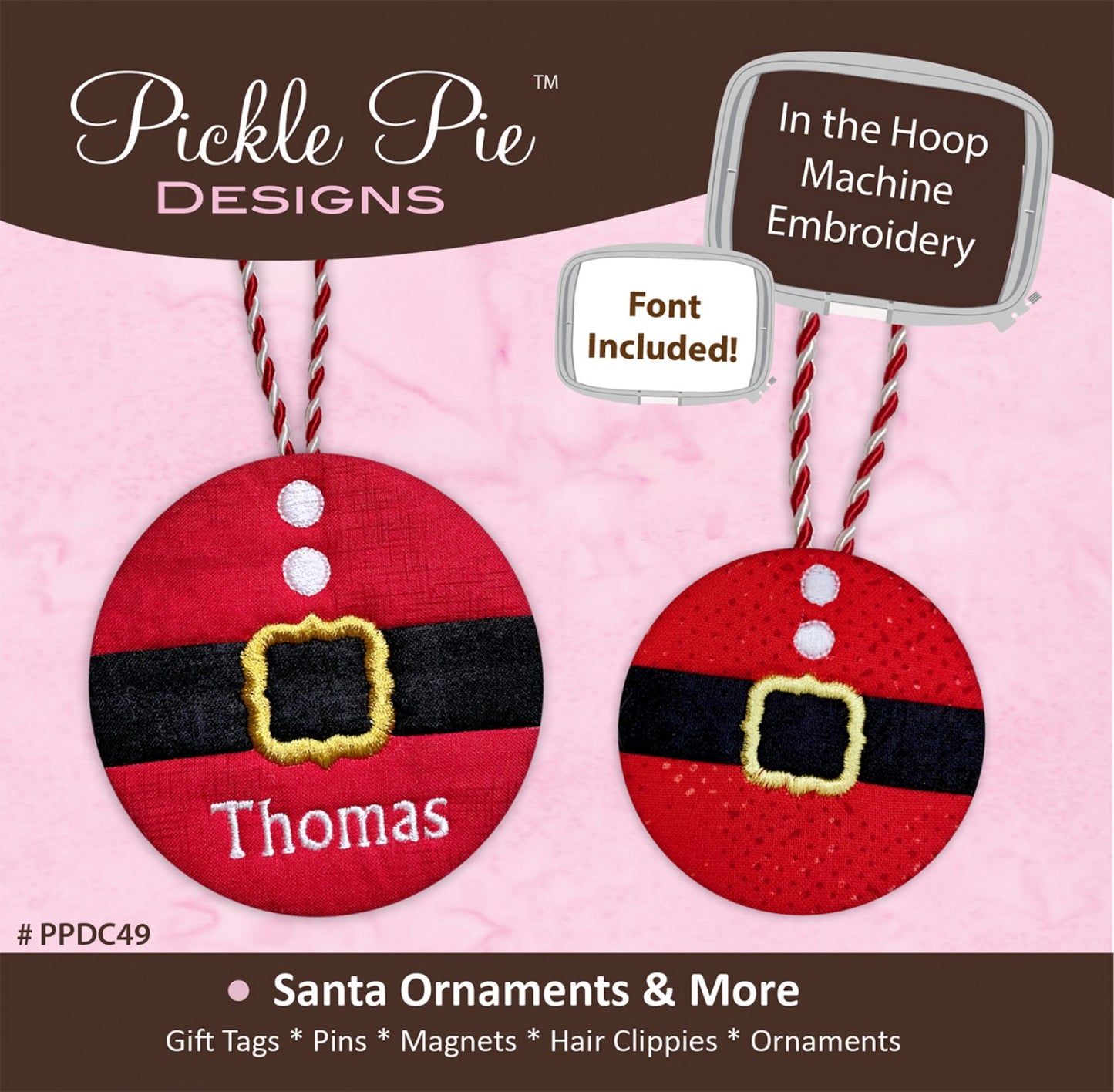 Santa Ornaments & More