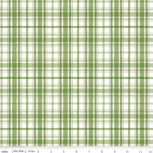 FQ Santa's Tree Farm Plaid Green