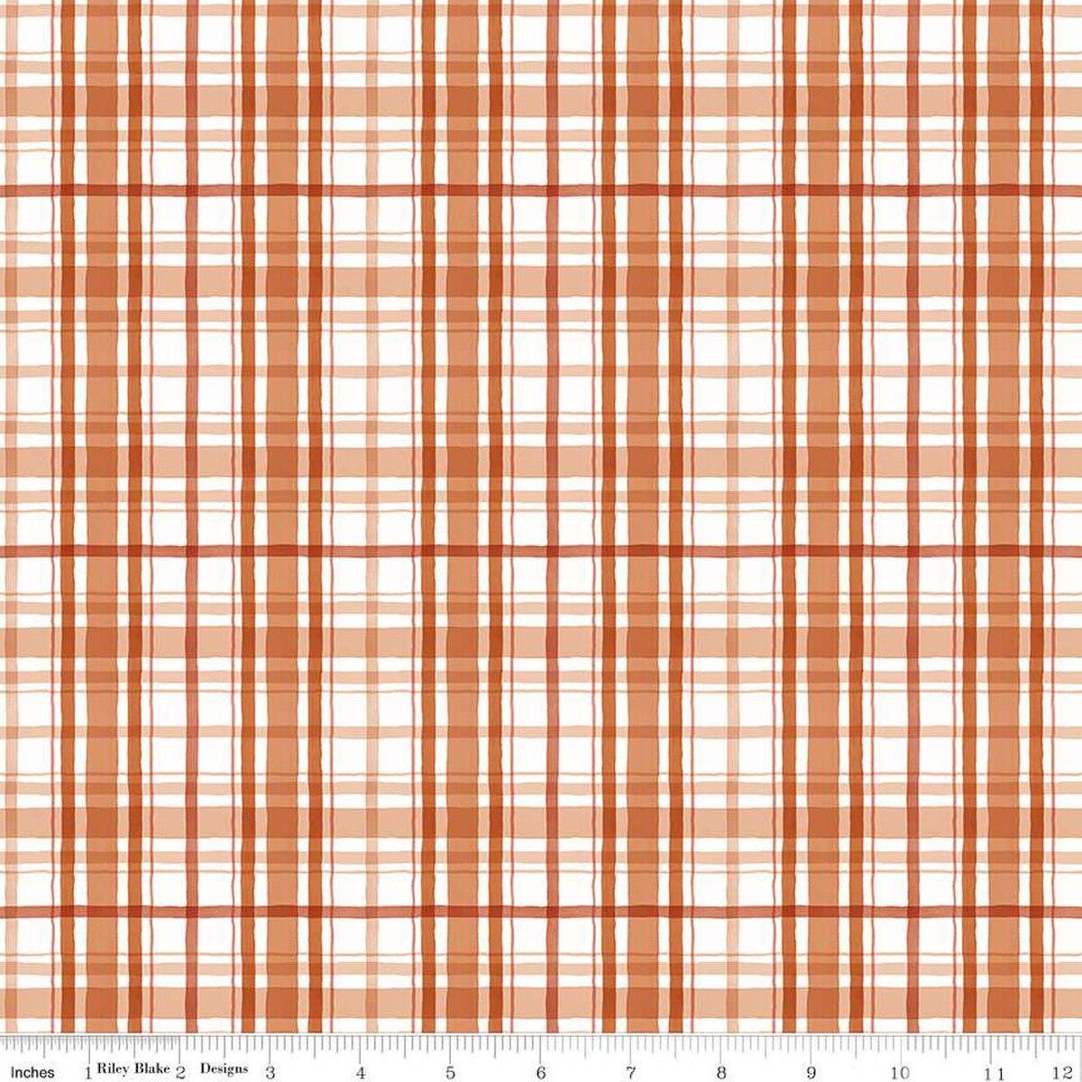 Santa's Tree Farm Plaid Rudolph