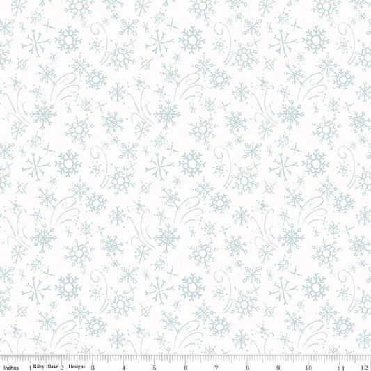 Santa's Tree Farm Snowflakes Snowy