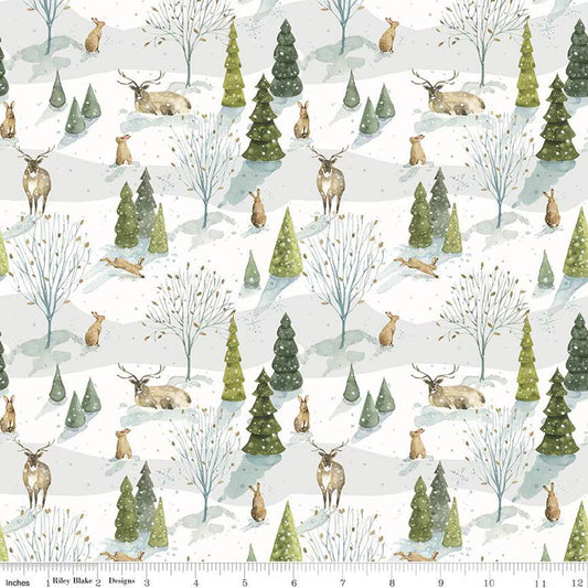 Santa's Tree Farm Woodland Snowy