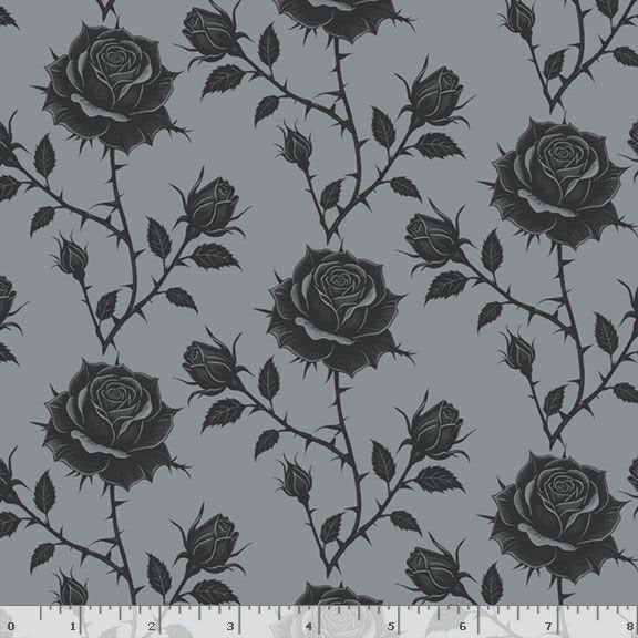 Simply Wicked Roses Gray