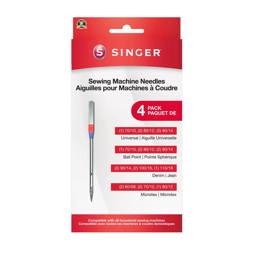 Singer - Sewing machine Needles 4 PK