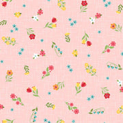 Sippin On Sunshine Ditsy On Texture Pink