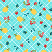 FQ Sippin On Sunshine Fruits Aqua Blue