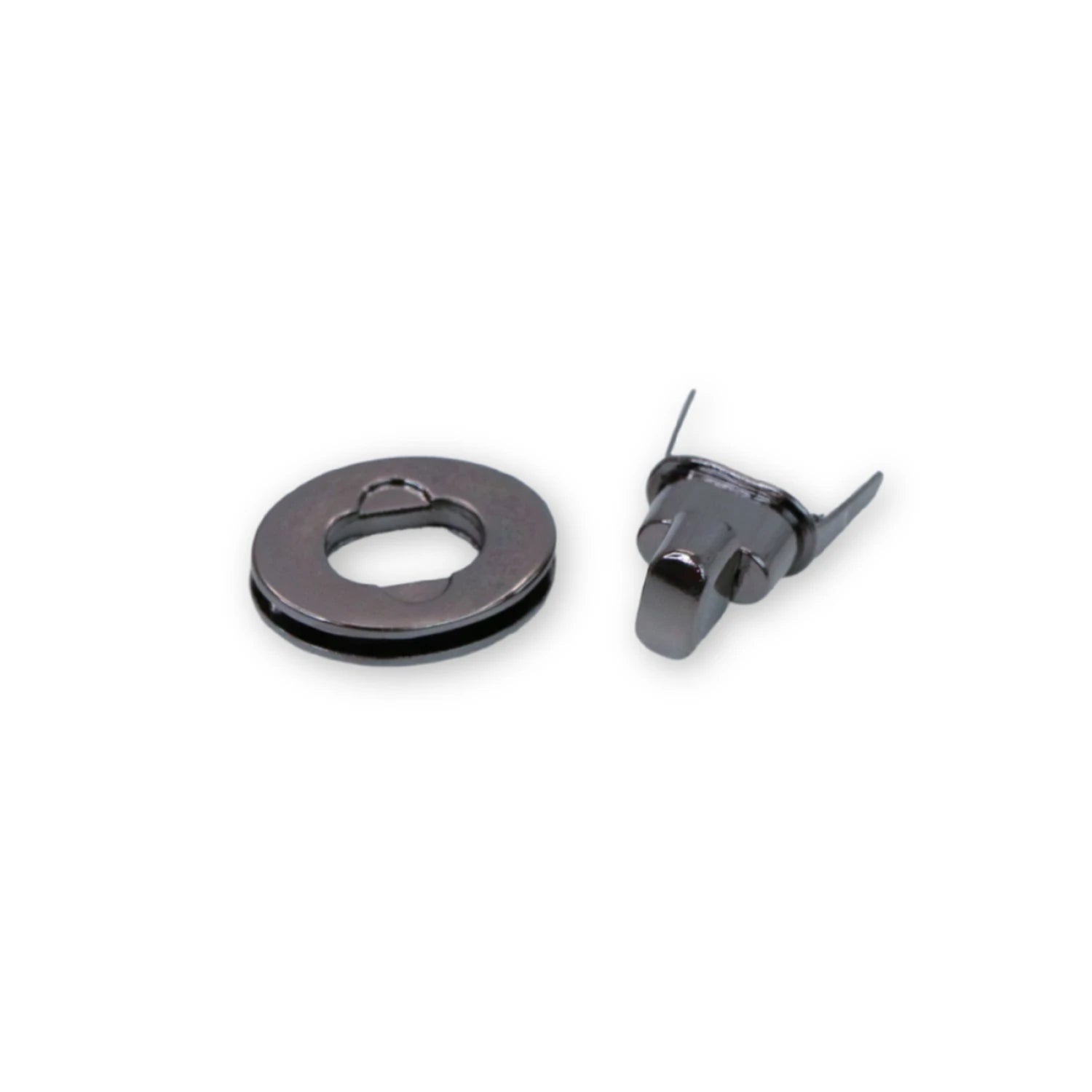 Small Classic Turn Lock Gunmetal