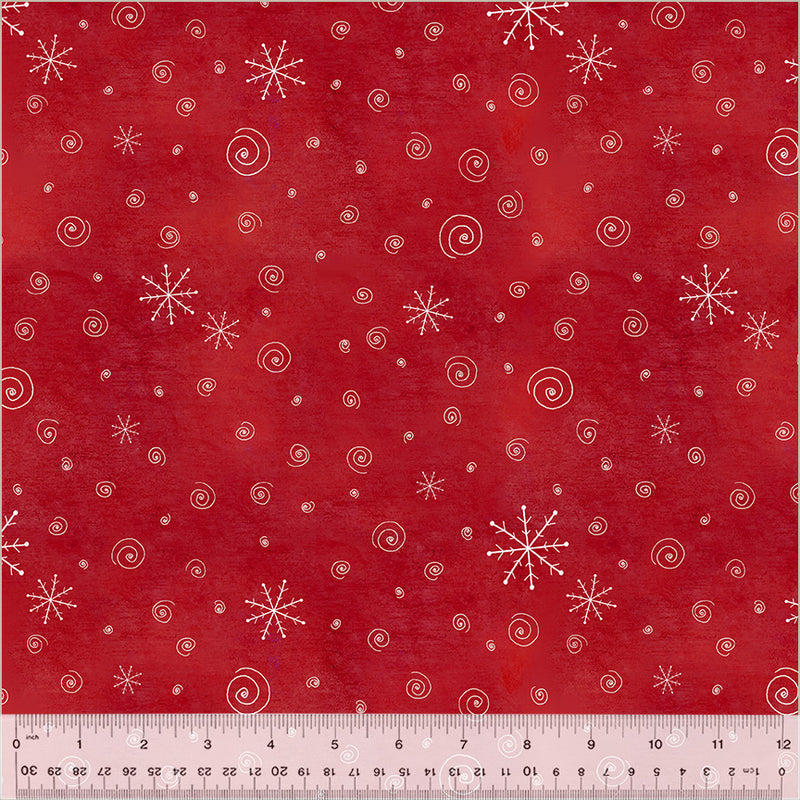 FQ A Very Terry Christmas Snow Flurries Red - 54104-7