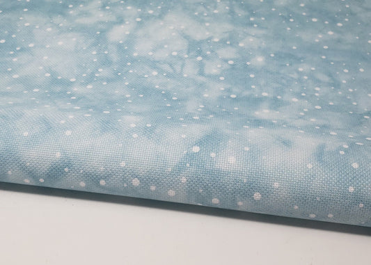 Evenweave - Snow on Aqua (28count)