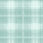 Snowtop Mountain Flannel Big Plaid Aqua