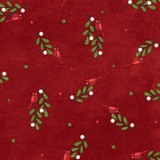 Snowtop Mountain Flannel Bunches Red