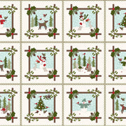Snowtop Mountain Flannel Frames Cream
