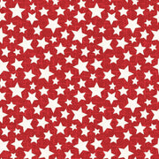Snowtop Mountain Flannel Star Red
