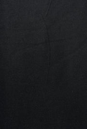 Solid Flannel Wide Black